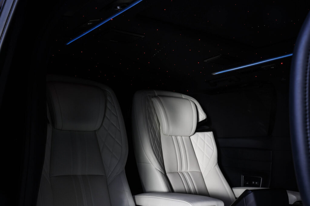 Starlight headliner installation