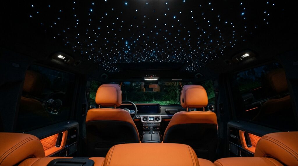 Starlight headliner installation